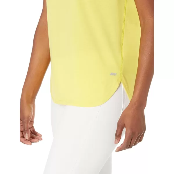 Amazon Essentials Womens Studio RelaxedFit Lightweight Crewneck TShirt Available in Plus Size1 Bright Yellow