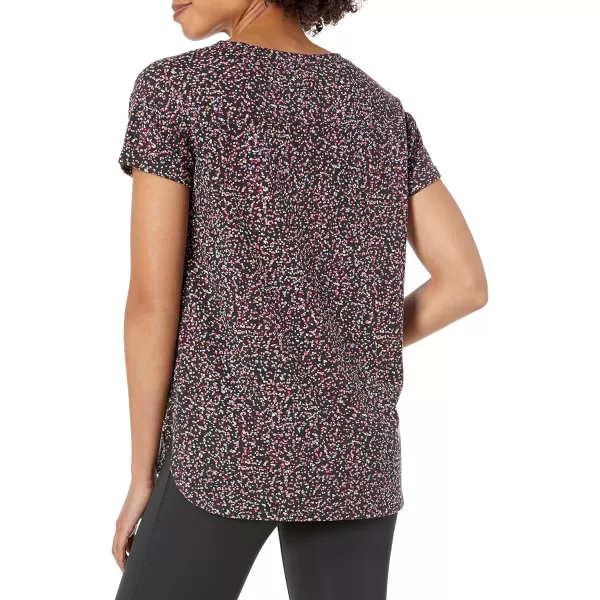 Amazon Essentials Womens Studio RelaxedFit Lightweight Crewneck TShirt Available in Plus Size1 Confetti Print