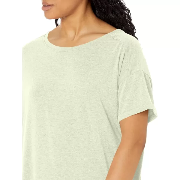 Amazon Essentials Womens Studio RelaxedFit Lightweight Crewneck TShirt Available in Plus Size1 Light Green