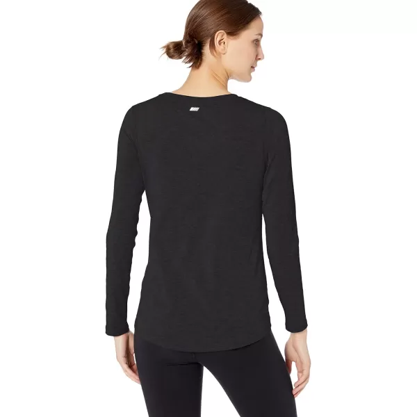 Amazon Essentials Womens Studio RelaxedFit LongSleeve CrossFront TShirtBlack