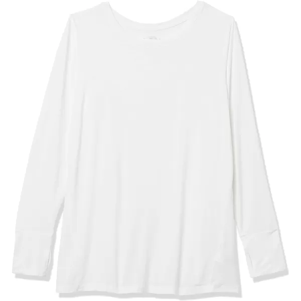 Amazon Essentials Womens Studio RelaxedFit LongSleeve TShirt Available in Plus SizeWhite