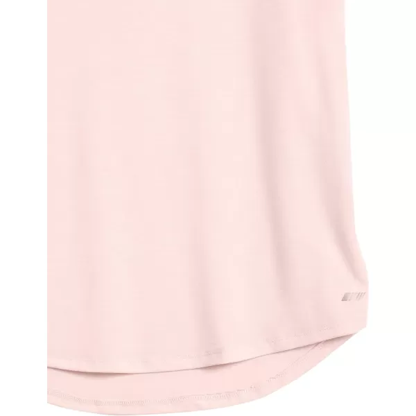 Amazon Essentials Womens Studio RelaxedFit OpenBack ShortSleeve TShirtLight Pink