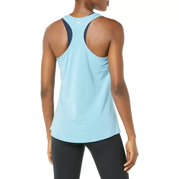 Amazon Essentials Womens Studio RelaxedFit Racerback Tank Multipacks1 Blue Heather