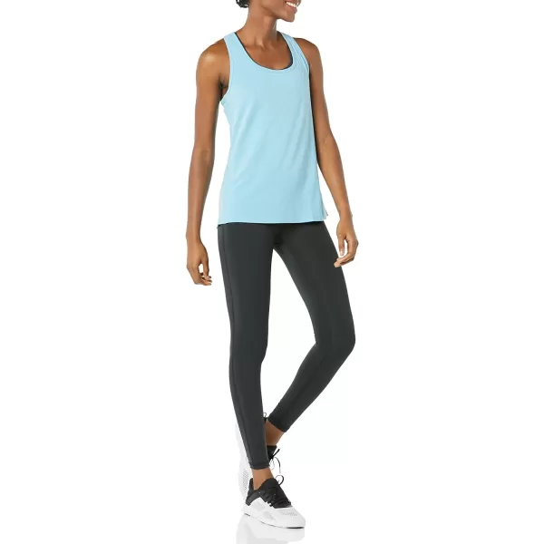 Amazon Essentials Womens Studio RelaxedFit Racerback Tank Multipacks1 Blue Heather