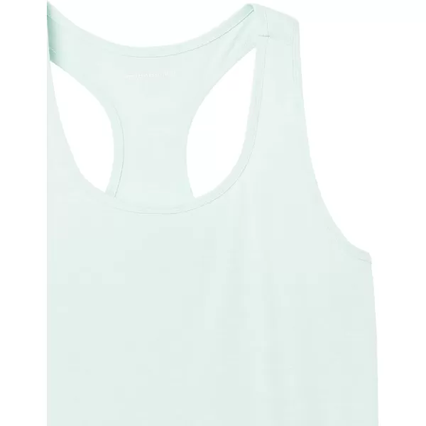 Amazon Essentials Womens Studio RelaxedFit Racerback Tank Multipacks1 Light Blue