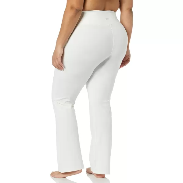 Amazon Essentials Womens Studio Sculpt Slim Bootcut Yoga PantOffwhite