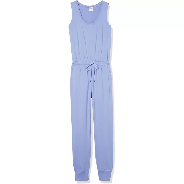 Amazon Essentials Womens Studio Terry Fleece Jumpsuit Available in Plus SizeSoft Violet