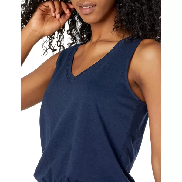 Amazon Essentials Womens Studio Terry Fleece RomperNavy
