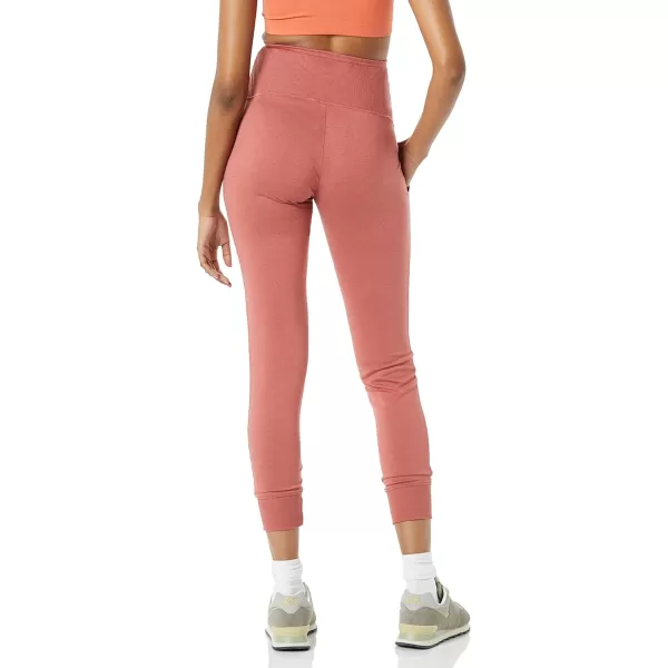 Amazon Essentials Womens Studio Terry Lounge PantBrick Red