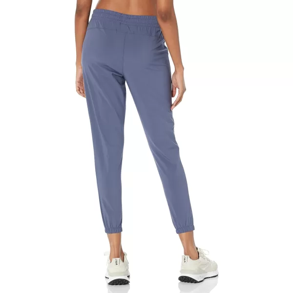 Amazon Essentials Womens Studio Woven Stretch Jogger PantBlue Nightshadow