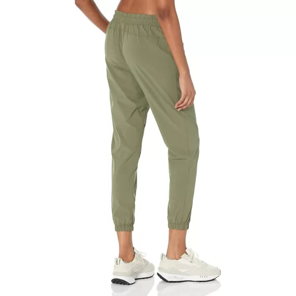 Amazon Essentials Womens Studio Woven Stretch Jogger PantLight Olive