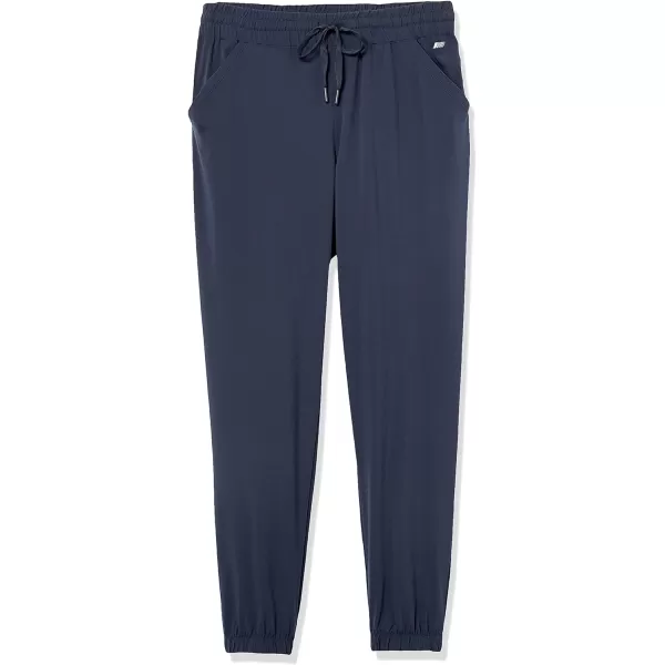 Amazon Essentials Womens Studio Woven Stretch Jogger PantNavy