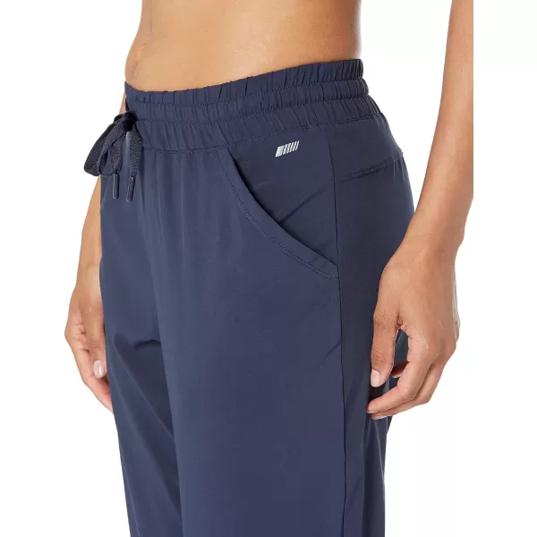 Amazon Essentials Womens Studio Woven Stretch Jogger PantNavy