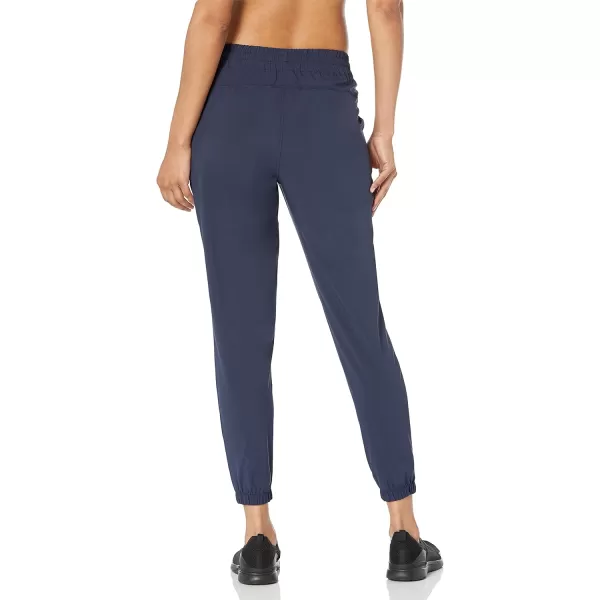 Amazon Essentials Womens Studio Woven Stretch Jogger PantNavy