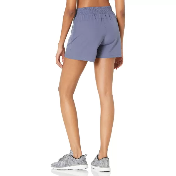 Amazon Essentials Womens Studio Woven Stretch ShortBlue Nightshadow