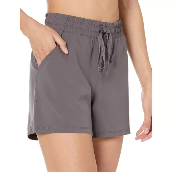 Amazon Essentials Womens Studio Woven Stretch ShortGrey