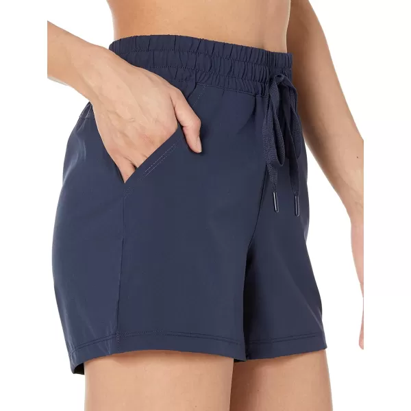 Amazon Essentials Womens Studio Woven Stretch ShortNavy