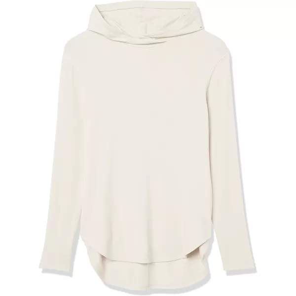 Amazon Essentials Womens Supersoft Terry StandardFit LongSleeve Hooded Pullover Previously Daily RitualSand