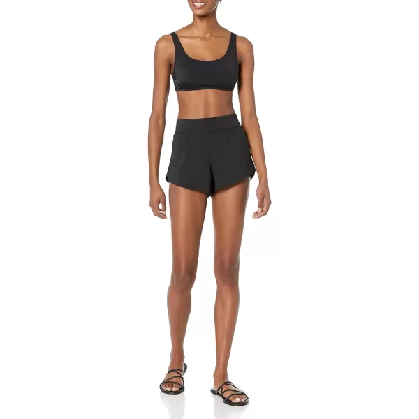 Amazon Essentials Womens Swim ShortWashed Black