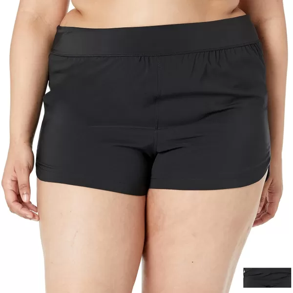 Amazon Essentials Womens Swim ShortWashed Black