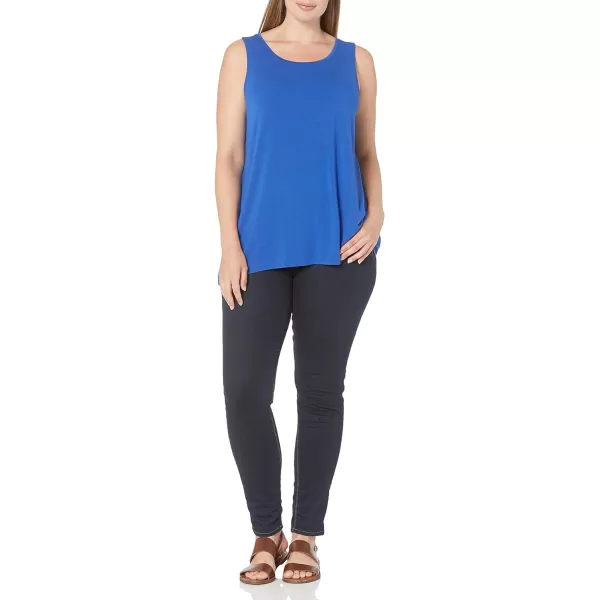 Amazon Essentials Womens Swing Tank Available in Plus SizeRayon Blend Cobalt Blue