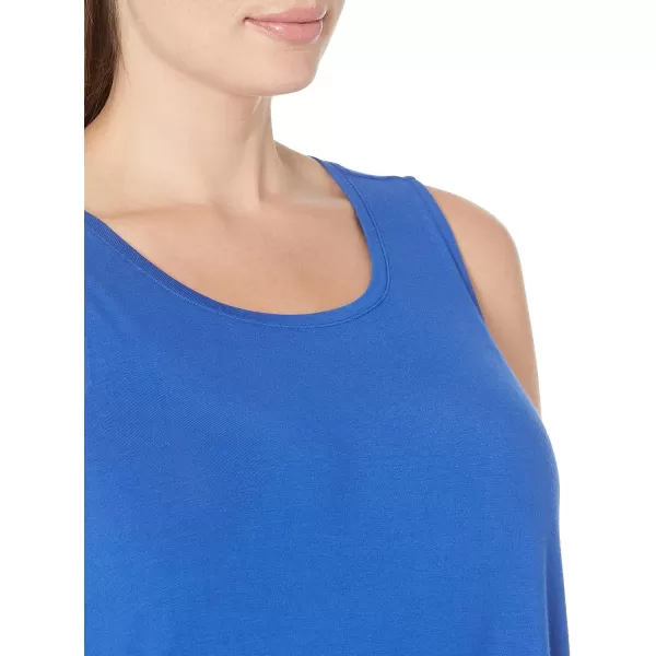 Amazon Essentials Womens Swing Tank Available in Plus SizeRayon Blend Cobalt Blue