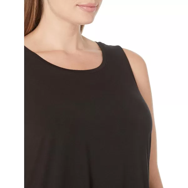 Amazon Essentials Womens Swing Tank Available in Plus SizeSustainably Sourced Rayon Blend Black