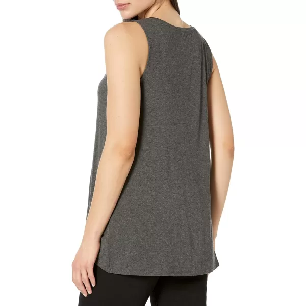 Amazon Essentials Womens Swing Tank Available in Plus SizeSustainably Sourced Rayon Blend Charcoal Heather