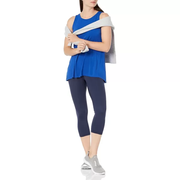 Amazon Essentials Womens Swing Tank Available in Plus SizeSustainably Sourced Rayon Blend Cobalt Blue