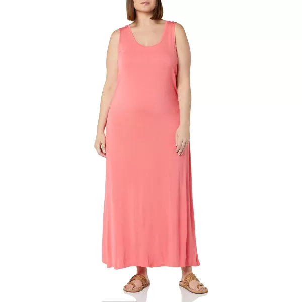 Amazon Essentials Womens Tank Maxi DressRayon Blend Hot Pink