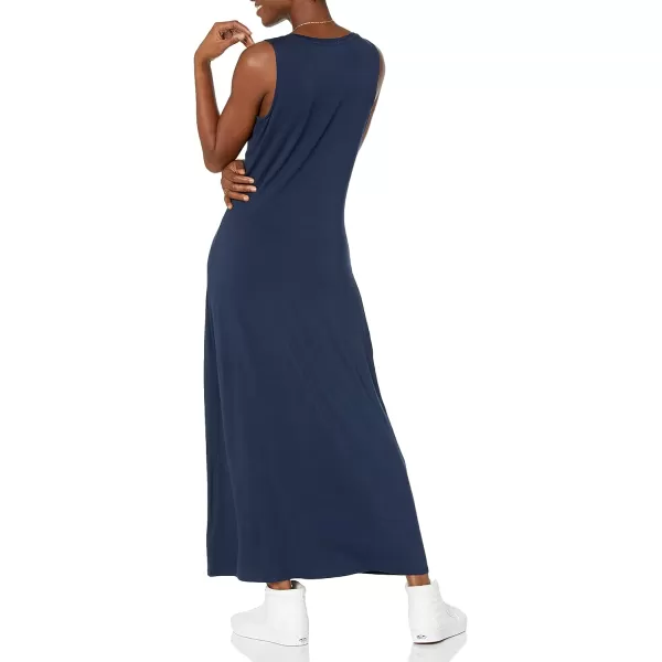 Amazon Essentials Womens Tank Maxi DressRayon Blend Navy