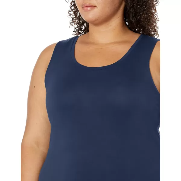 Amazon Essentials Womens Tank Maxi DressRayon Blend Navy