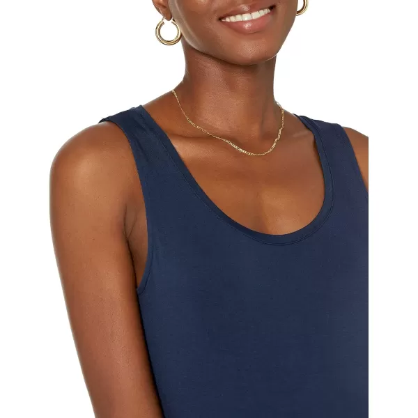 Amazon Essentials Womens Tank Maxi DressRayon Blend Navy