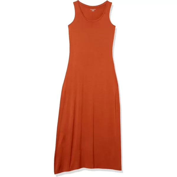 Amazon Essentials Womens Tank Maxi DressRayon Blend Terracotta