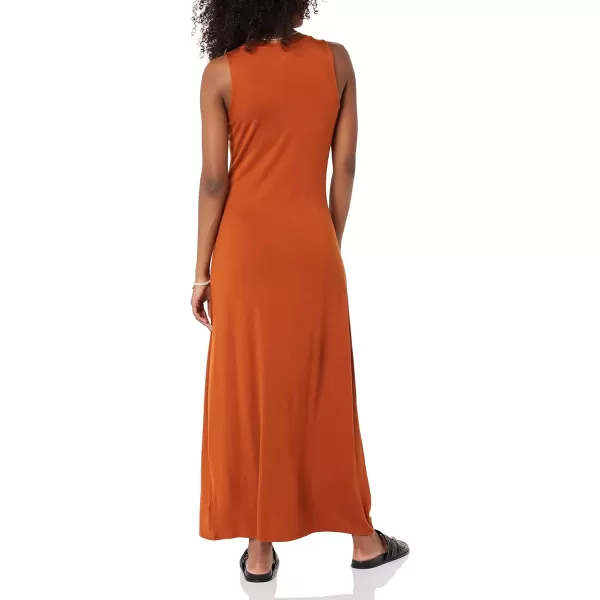 Amazon Essentials Womens Tank Maxi DressRayon Blend Terracotta