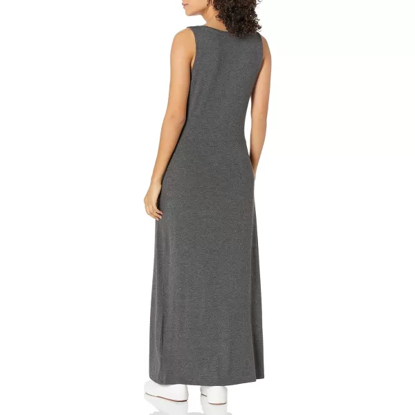 Amazon Essentials Womens Tank Maxi DressSustainably Sourced Rayon Blend Charcoal Heather
