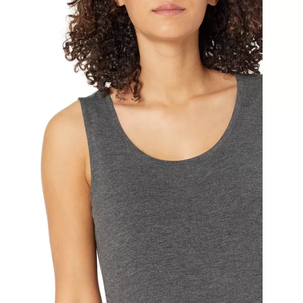 Amazon Essentials Womens Tank Maxi DressSustainably Sourced Rayon Blend Charcoal Heather