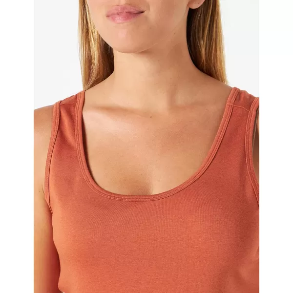 Amazon Essentials Womens Tank Top Available in Plus Size Multipacks1 Caramel