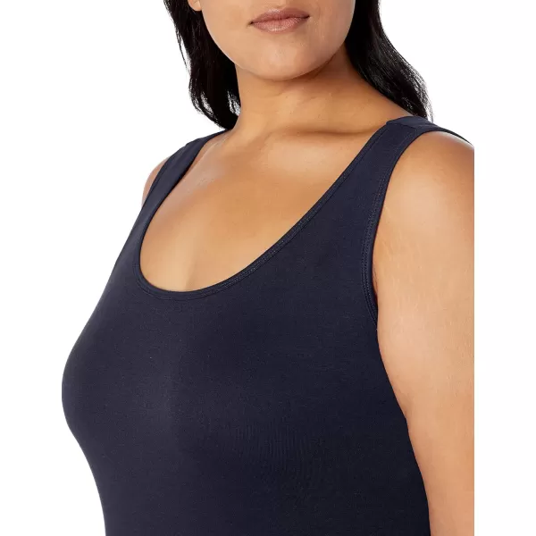 Amazon Essentials Womens Tank Top Available in Plus Size Multipacks1 Navy