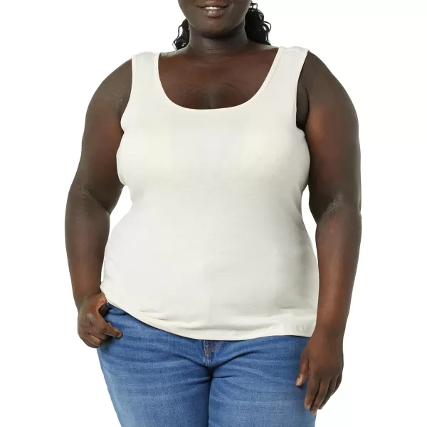 Amazon Essentials Womens Tank Top Available in Plus Size Multipacks1 Oatmeal Heather