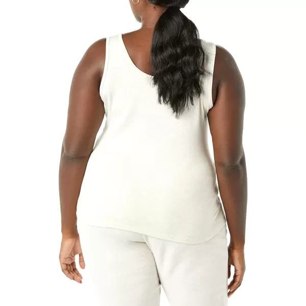 Amazon Essentials Womens Tank Top Available in Plus Size Multipacks1 Oatmeal Heather