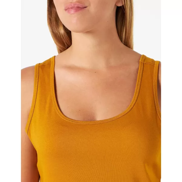 Amazon Essentials Womens Tank Top Available in Plus Size Multipacks1 Tobacco Brown