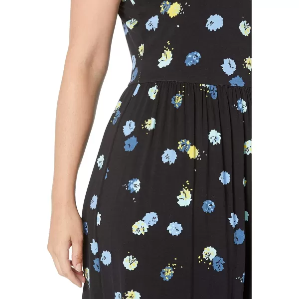 Amazon Essentials Womens Tank Waisted Maxi Dress Available in Plus SizeRayon Blend Black Graphic