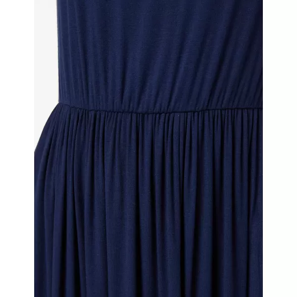 Amazon Essentials Womens Tank Waisted Maxi Dress Available in Plus SizeSustainably Sourced Rayon Blend Navy