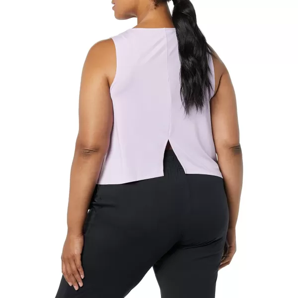 Amazon Essentials Womens Tech Stretch Cropped LooseFit TankLilac