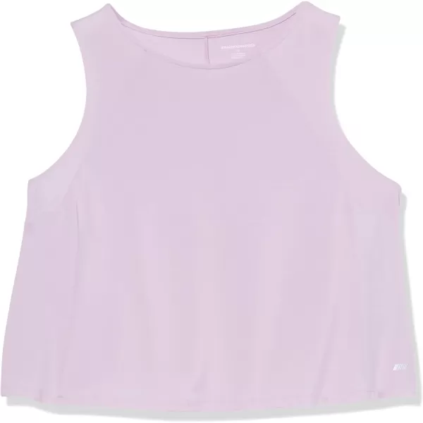 Amazon Essentials Womens Tech Stretch Cropped LooseFit TankLilac