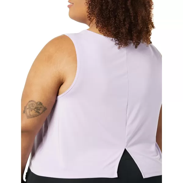 Amazon Essentials Womens Tech Stretch Cropped LooseFit TankLilac