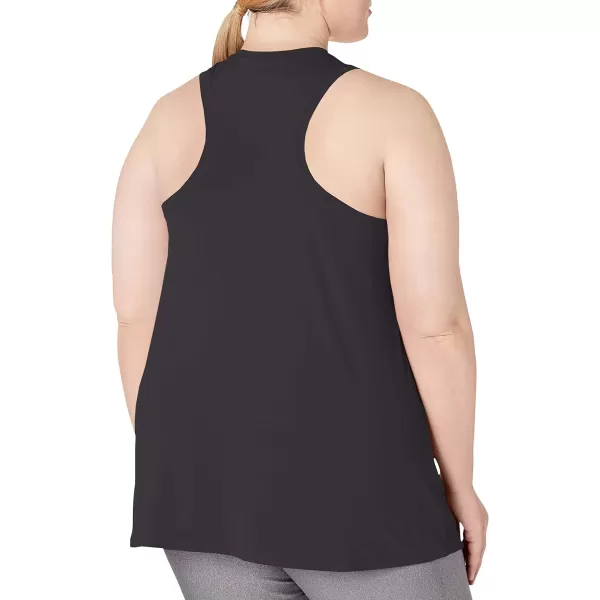 Amazon Essentials Womens Tech Stretch Racerback Tank Top Available in Plus Size Multipacks1 Black