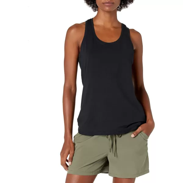 Amazon Essentials Womens Tech Stretch Racerback Tank Top Available in Plus Size Multipacks2 BlackGrey Camo