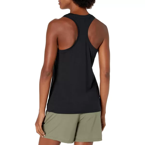 Amazon Essentials Womens Tech Stretch Racerback Tank Top Available in Plus Size Multipacks2 BlackGrey Camo